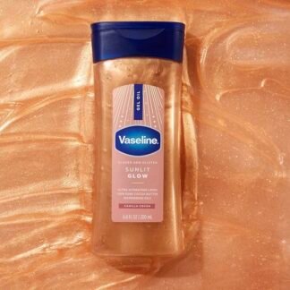 Vaseline - Aceite de gel corporal brillante.